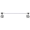 OEBUAFI Barra Porta Asciugamani da Parete in Acrilico Minimalista Leggero e di Lusso per Accessori da Bagno (40 cm)