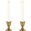 YUNHENTONG 2 Pezzi Candelabri Dorati,Portacandele in metallo, Decorazioni Candelabro per Centrotavola, Matrimonio, Natale, Feste, Davanzale, Decorazione del Soggiorno