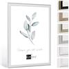 Bildershop-24 Cornice portafoto Kalypso, 42 x 59,4 cm, Bianco Grigio Antico, cornice barocca