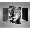islandburner Quadro Moderno Marilyn Monroe V8 Stampa su Tela - Quadro x poltrone Salotto Cucina mobili Ufficio casa - Fotografica Formato XXL Quadri