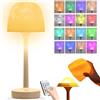 GBKDQQ Lampada Doccia SPA Impermeabile Proiettore di Luce con 16 Colori Aurora Boreale, Telecomando, Batteria Ricaricabile, per Bagno, Camera da Letto e Soggiorno