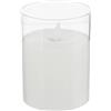 ATMOSPHERA CREATEUR D'INTERIEUR - Candela sena led 7,5x10cm contenitore in vetro