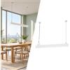 B·LED BARCELONA LED BARCELONA LED Lampada Lineare CCT Bidirezionale 120cm 40W Bianca | 20W/30W/40W, 3400 lm, CRI Superiore A 80, Luce Sopra E Sotto, Kit Sospensione, Per Uffici