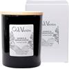 OHWANDA Candele aromatiche profumate al legno di sandalo, fragranza a lunga durata 50 ore, cera di soia naturale, 180 g, per la tua casa, atossica, aromaterapia rilassante, regalo da uomo