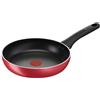 Lagostina Cucina Mediterranea, Padella Antiaderente in Alluminio Ø 32 cm | per Induzione e Gas, con Indicatore di Calore Thermo-Signal, Rossa