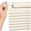 generic Tenda Veneziana in Alluminio su Misura,Tende a Rullo per Interni Senza Fori | Lamelle da 25 mm Persiana Orizzontale, Luce e Privacy Regolabili per Bagno Cucina Camera Soggiorno Ufficio(Cream)