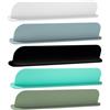 Generic Paraspruzzi per lavello in silicone, 49 cm, paraspruzzi per lavapiatti e bagno, facile da installare, riutilizzabile, colore grigio (bianco)