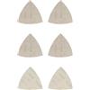 Bosch 6x Set di abrasivi a rete EXPERT M480 per levigatrici a delta | per Vernice su legno, Legno duro, Ø 93x93 mm, Grano 2x 80, 2x 120, 2x 180, Professional Accessorio Levigatrice a delta