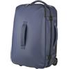 Tucano, Gommo Trolley Bagaglio a Mano 53x39x25 cm, Valigia Cabina con Porta PC per Laptop 15.6 e MacBook 16, Trolley in Materiale Gommato Water Resistant con Ruote e Maniglia Telescopica, Blu