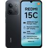 XIAOMI REDMI 15C 4G DUAL SIM 4GB RAM 256GB NERO LCD 6,96'' 6000MAH GAR ITALIA