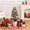 IDEALHOUSE Mini albero di Natale artificiale, 90 cm, pre-illuminato, 78 LED bianco caldo, fiocchi di neve, 8 modalità + timer, funzionamento a batteria, 180 punte, con scatola luminosa a forma di