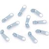 cyclingcolors 10x Cursore Cerniera Ricambio Kit di Riparazione per Cerniera Testa N°3 Cursori per Vestiti Borse Giacche Borse Valigie Jeans, blu ghiaccio