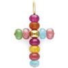 SINGULARU Charm Croce Color Stones. Gioielli da donna.