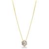 GV GIOIELLI DI VALENZA Collana in oro giallo 18k con diamanti