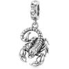 ROMANTICWORK Argento Sterling 925 koala/maialino/gatto/colibrari/bovino/manzo/leone/volpe/scimmia/teschio/tigre/panda rosso per braccialetti animali gioielli da donna