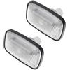 ECSiNG 2 indicatori laterali trasparenti per parafango 81730-20191 81730-20192 compatibili con Toyota Land Cruiser serie 100 1998-2007