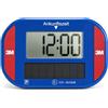 kaiser24 Disco orario digitale per auto con solare e batteria, disco orario elettronico automatico, omologato KBA E1, display LCD, conforme al codice della strada tedesco, ora estiva/inverno