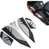 GFARDMOTO Pedale per moto antiscivolo decorativo per il piede Pedali in alluminio CNC per poggiapiedi adatti per Ya&ma&ha XMAX 125 XMAX300 X-MAX 400 2022-2025 (Titanio)
