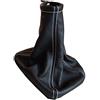 myshopx Leva del cambio si adatta per Opel Vectra B (95 - 03) cuciture bianco vera pelle