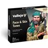 Vallejo Model Color Set 70258 Face & Skin Tones (16x18ml)