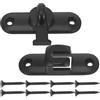 JOINPAYA Acciaio Chiavistello Scorrevole e Robusto Nero, Inox per Porta | Finitura Nera Resistente allo Scolorimento, Struttura Anti Rottura, per Bar e Bagni, Uso Pratico