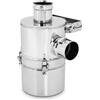 MAKA change your life quality Maka Abbattitore Fuliggine ad Acqua Canna Fumaria Pellet Inox Ø 80 mm | Inossidabile resistente a calore e corrosione, apertura a gancio per svuotare e rabboccare, innesto a baionetta, max 200 °C