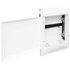 LEGRAND, Practibox S Multimedia - Distributore a incasso con porta, armadio di rete, 2 x 12 moduli, 4 x 2 moduli per prese dati e telefono, 2 x 2 moduli per prese elettriche, presa pre-tagliata,