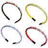Rainway 4 cerchietti per capelli con fiori per bambine, con margherite colorate, graziose decorazioni, leggere e comode, per tutti i giorni, feste e scuola