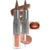 Noerrors Set combinato 2 in 1, rossetto opaco e lucidalabbra marrone opaco | Lucidalabbra nude a doppia estremità e matita opaca per labbra ad alta pigmentazione, colore idratante, definito e lucido