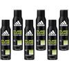 Adidas Men Pure Game Deodorante spray per il corpo, freschezza intensa, protezione duratura contro odori e sudore, 48 ore di protezione contro forti sudorazioni e odori corporei, 150 ml (confezione da