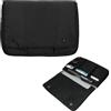 kwmobile Borsa per 14 Notebook Laptop Chromebook Macbook 14 inch Custodia per Computer Portatile - Fodera Notebook con 5 Tasche - Organizer Accessori in nero