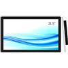 GreenTouch 21.5 Pollici 10 Punti True Flat Touch Open Frame Touch Monitor Desktop o Parete Montabile Multi Point Touch 1920x1080