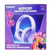 OTL Technologies KPop Demon Hunters Cuffie Wireless con Logo LED Viola