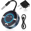 grestar Trasmettitore Bluetooth 5.3, Adattatore Bluetooth 2 IN 1 con Jack AUX 3.5mm, Supporta 2 Auricolari, Ricevitore Trasmettitore Bluetooth per TV, Telefono, Auto, Palestra e Aereo