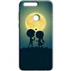 Mixroom - Cover Custodia Case In TPU Silicone Morbida Per Huawei Honor 9 Lite Fantasia Innamorati Al Chiaro Di Luna M716