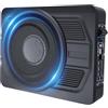 Realdio Subwoofer Auto Sottosedile 10 Pollici, 800W RMS, 1000W Max | Bass Boost, Design Sottile con Amplificatore Integrato, Filtro Passa Basso e Doppio Ingresso, Ingresso RCA e Alto Livello