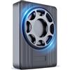 Realdio Subwoofer Auto Sottosedile 10 Pollici, 1000W Max, RCA, Bass Boost | Amplificatore Integrato, Ingresso RCA e Alto Livello, Fase 0-180°, Bass Boost 0-18dB, 12V, per Auto, Van e Camion