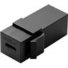 PNGKNYOCN Adattatore Keystone USB C da 240 W, 20 Gbps, accoppiatore USB tipo C 4.0 da femmina a femmina, inserto Keystone per prolungare cavi USB-C