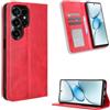 BellaCase Custodia Oukitel C66, Custodia Portafoglio, Rosso | Funzione di Supporto, con Slot per Carte, Flip Stile, Cassa Magnetica, Protezione Completamente Chiusa