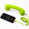 Linhexis Cornetta telefonica retrò, per cavo USB-C, microfono incorporato | Impugnatura ergonomica, struttura in ABS, per smartphone e tablet USB-C, estetica stile vintage per chiamate a casa o in