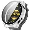 CZhkg TPU Cover per Huawei Watch GT7 Pro 46mm Case, TPU Pellicola Temperata Protettivo Cover, Copertura Resistente all Usura Shell Case per Huawei Watch GT7 Pro 46mm (Argento)