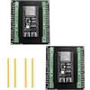 Diymore Per 2 kit ESP32 S3 con scheda di espansione, per ESP32 S3 DevKitC 1 N16R8 modulo Bluetooth WiFi (perni non saldati)