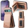 LIAOCY Custodia per Sony Xperia 10 VII, Cover a Portafoglio con Blocco RFID, Cover Sottile Anticaduta con Supporto per Portacarte[Chiusura Magnetica], Pink.