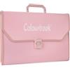 Colourbook Valigetta Portadisegni Wild 26x39 cm Rosa Orchidea | Chiusura frontale a scatto, Polipropilene impermeabile, Maniglia ergonomica, Cartoncini F4, Tavole tecniche scuola