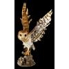 Gufi Figura - Grande Barbagianni - Natura Uccello Gufo Uhu Rapace Dekostatue