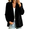 CGGMVCG Giacca blazer da donna in velluto a coste monopetto colletto con risvolto vestibilità ampia Smart casual cappotti capispalla a costine tasca laterale giacche da lavoro