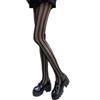 PPX Collant a rete a righe, a rete, a rete, a forma di serpente, calze a rete da donna sexy