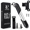 VeloChampion Mini Pompa da Bici 100PSI per Biciclette, Gonfiabili, Palloni | Pompa Portatile per Bici con Valvole Presta, Schrader e Dunlop per MTB, Corsa ed E-Bike, con Supporto da Telaio & Ago Palloni