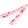 KITCHENKARATLY Laccio per Borraccia Cinturino Regolabile, Rosa, per Zaino | Gomma e Silicone Tessuto Traspirante, Fissaggio Flessibile, Mani Libere per Escursioni e Bici