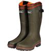 DAM - Stivali di gomma Flex, con imbottitura in neoprene., verde/arancione, 42